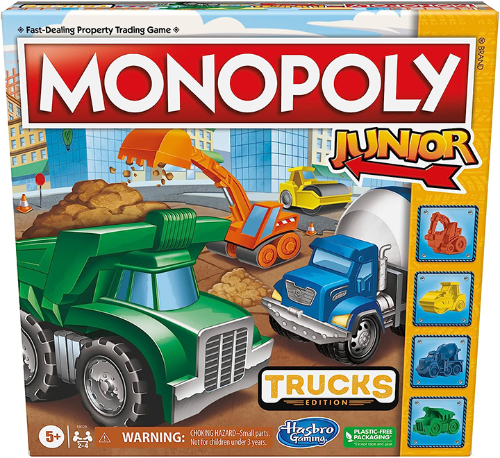 You are currently viewing Best game Monopoly Junior: Trucks Edition Board Game | Preschool Games | 2-4 Players | Christmas Gifts for Kids | Ages 5+ (Amazon Exclusive)