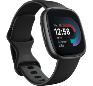 Read more about the article BEST Smart Watch: Fitbit Versa 4 Fitness Smartwatch with Daily Readiness, GPS, 24/7 Heart Rate, 40+ Exercise Modes, Sleep Tracking and more, Black/Graphite, One Size (S & L Bands Included)