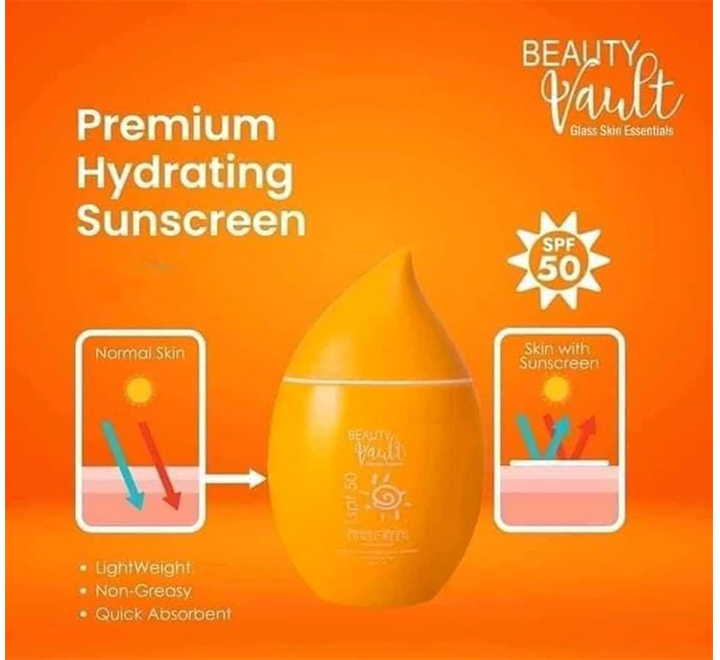 You are currently viewing BEST Sunscreen Beauty Vault Premium Hydrating Sunscreen SPF 50 PA+++, 50g